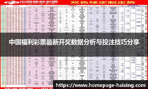 中国福利彩票最新开奖数据分析与投注技巧分享